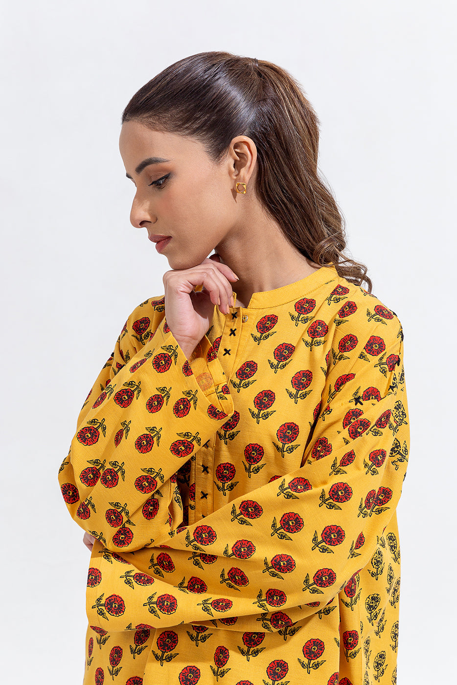 2 Piece Embroidered Khaddar Suit (Pret)