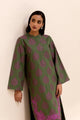 2 Piece Embroidered Jacquard Suit-Drylac Dew (Unstitched)