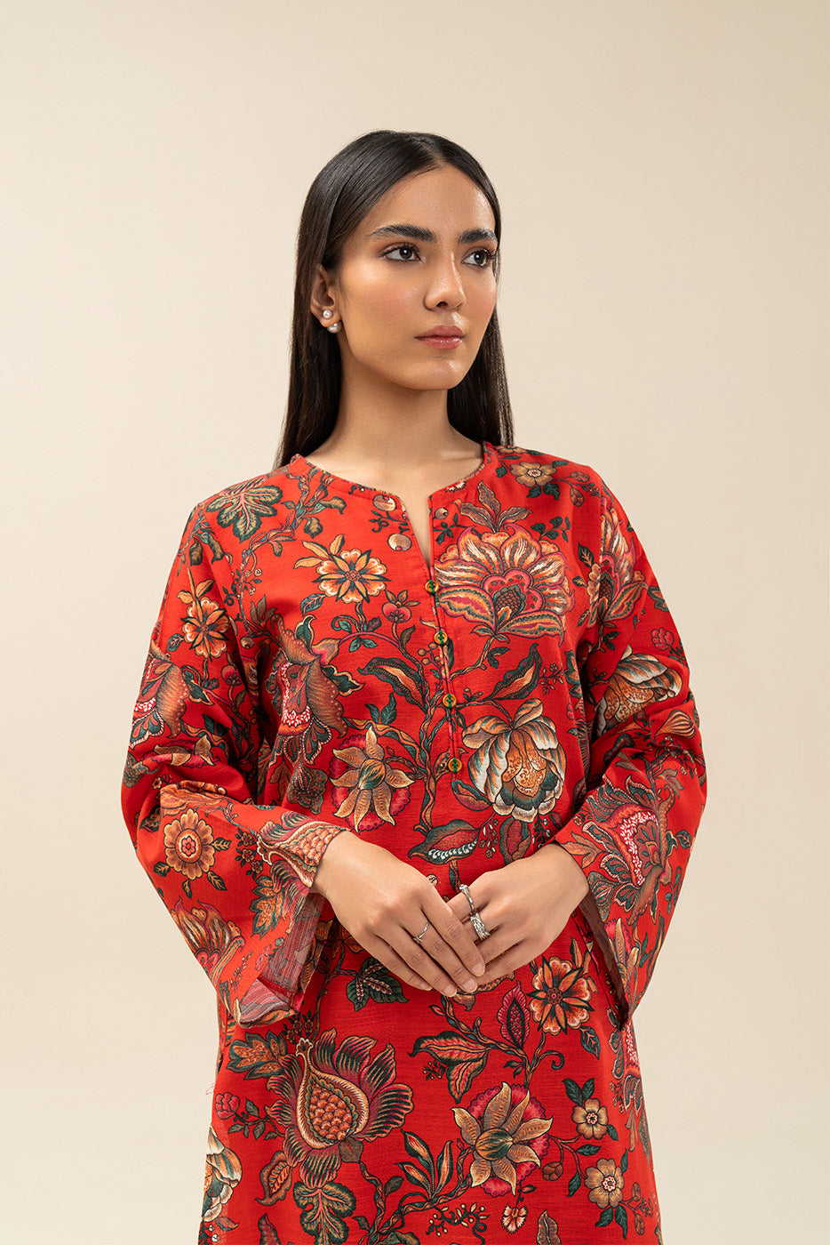 2 PIECE PRINTED KHADDAR SUIT (PRET)BT2250002DP2049-MULTI-2000000294544-8