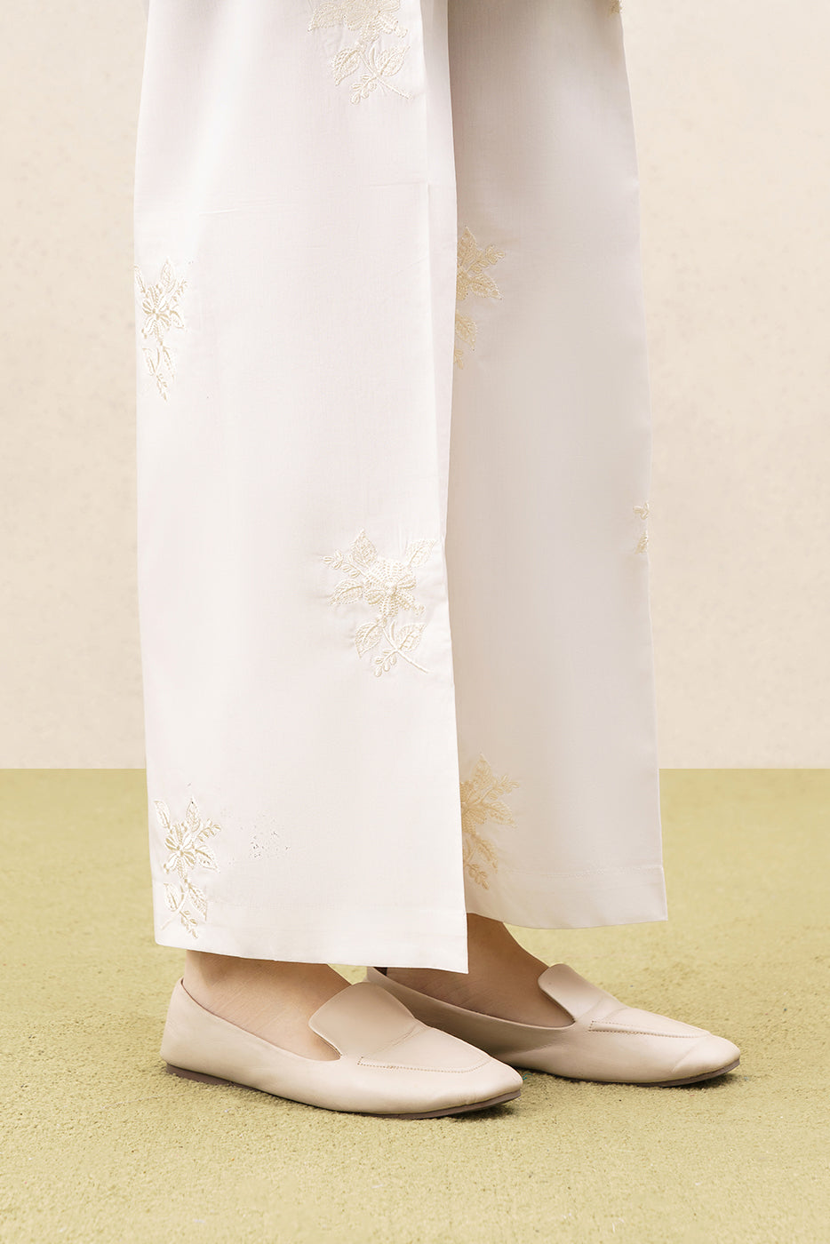 EMBROIDERED CULOTTE PANTS - BT2260001PT1507-OFF WHITE-182904-8