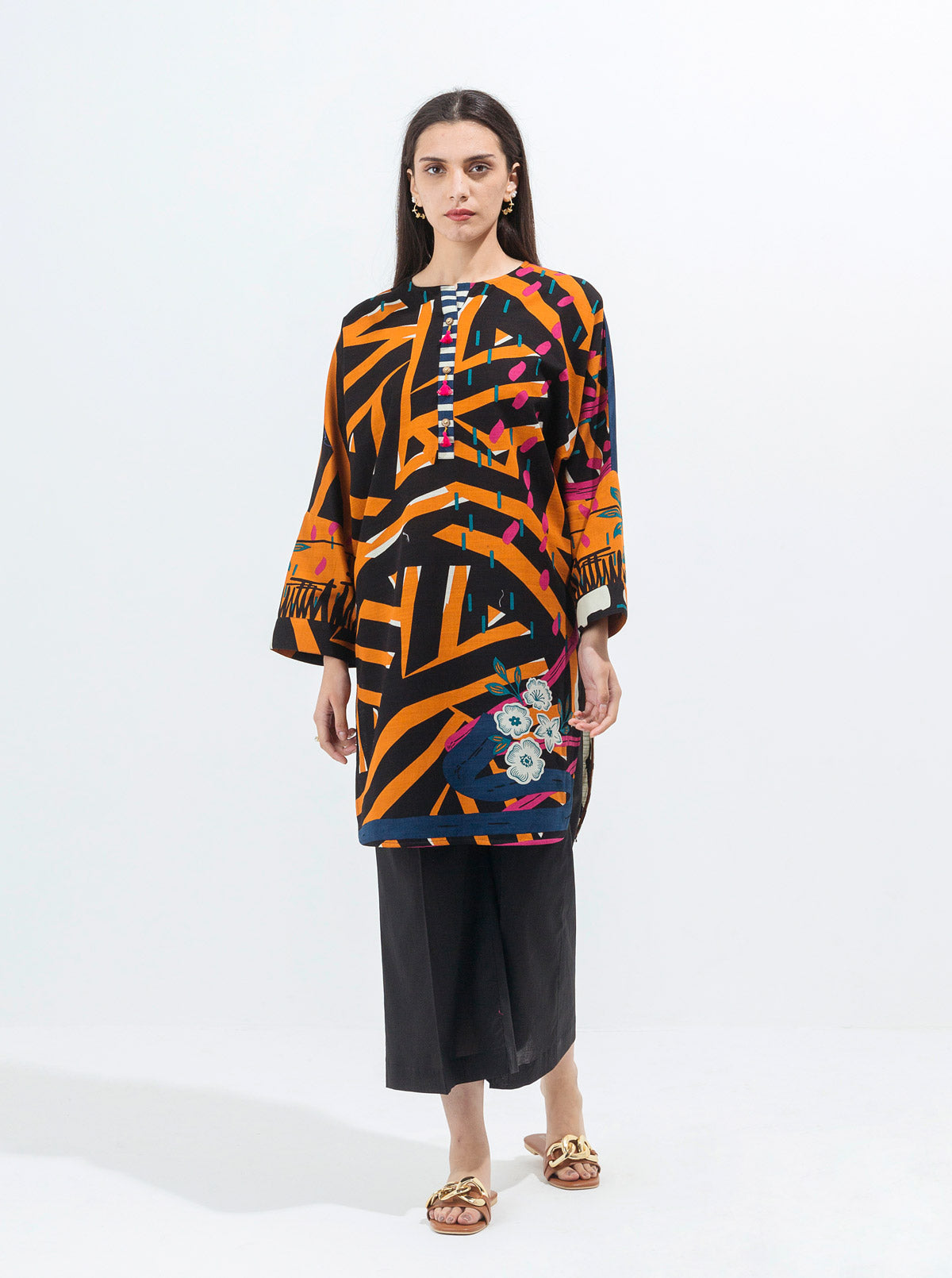 RETRO DECO-PRINTED-2PBT2W21U09-MULTI-2000000178306-2P