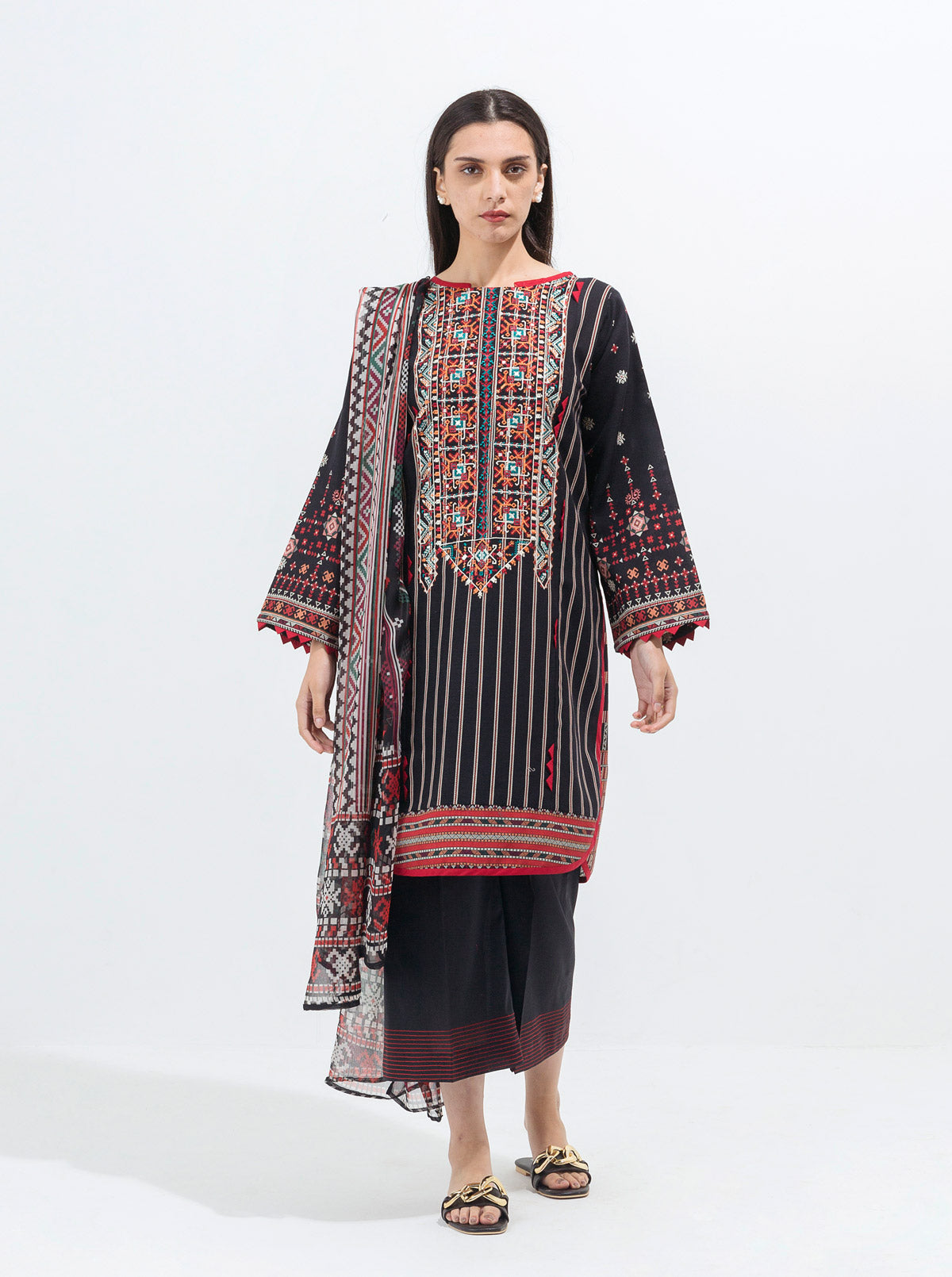 URBAN BLACK-EMBROIDERED-2PBT2W21U16-BLACK-2000000178308-2P