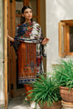 3 Piece - Printed Khaddar Suit - Mustard Haze