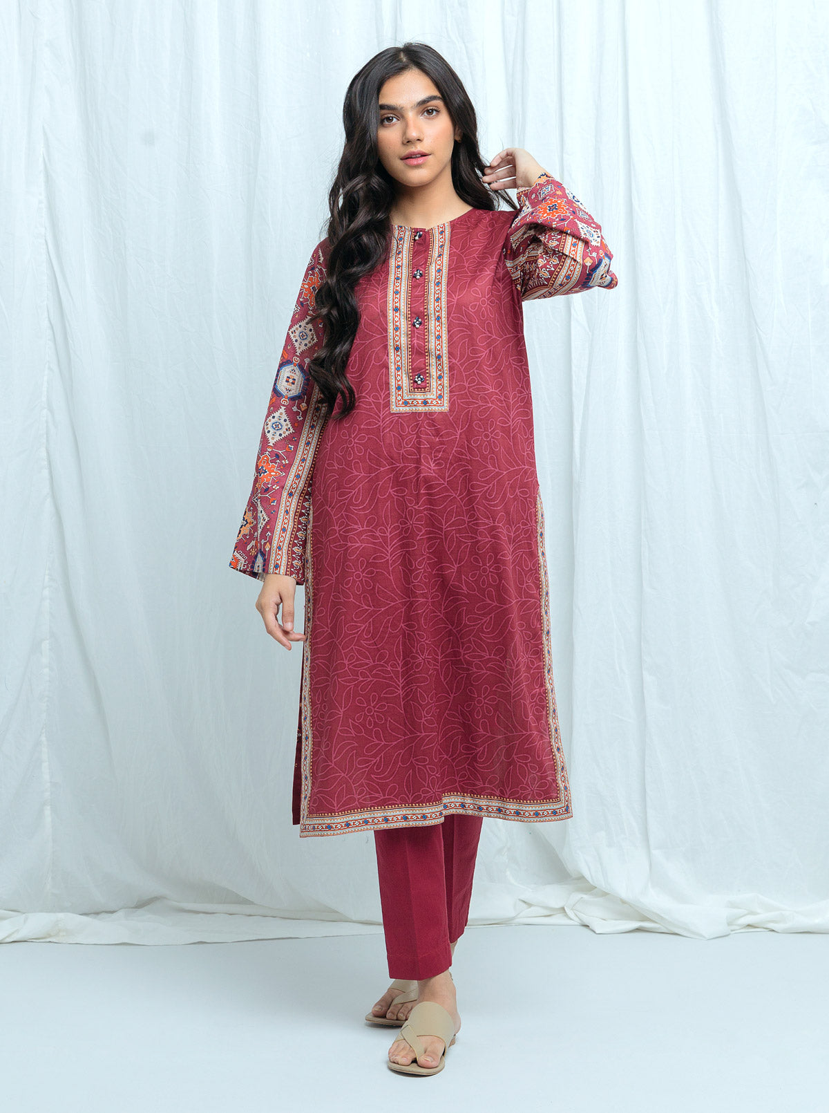 Oriental Red-Printed-2P