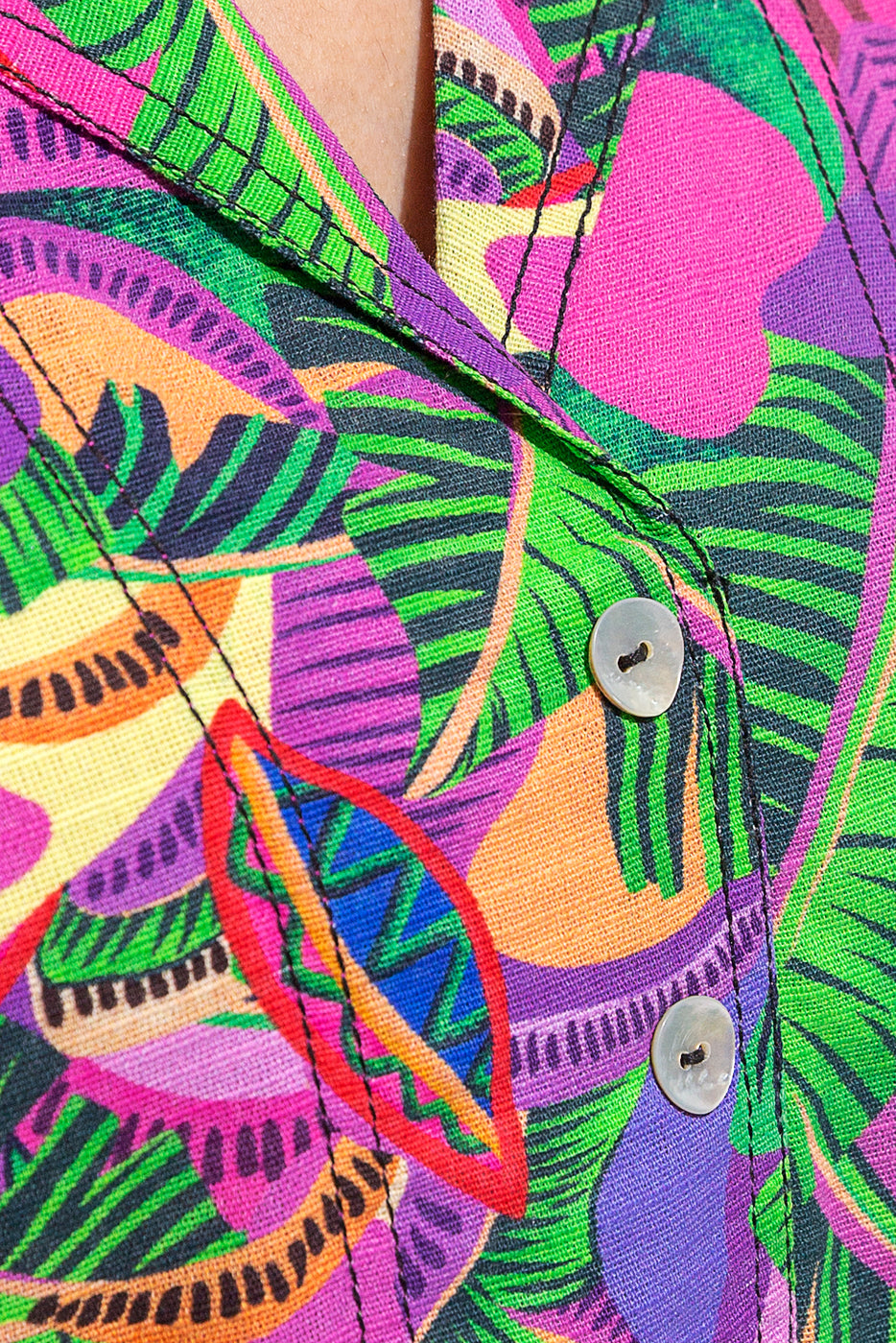 Printed Slub Khaddar Shirt (Pret)