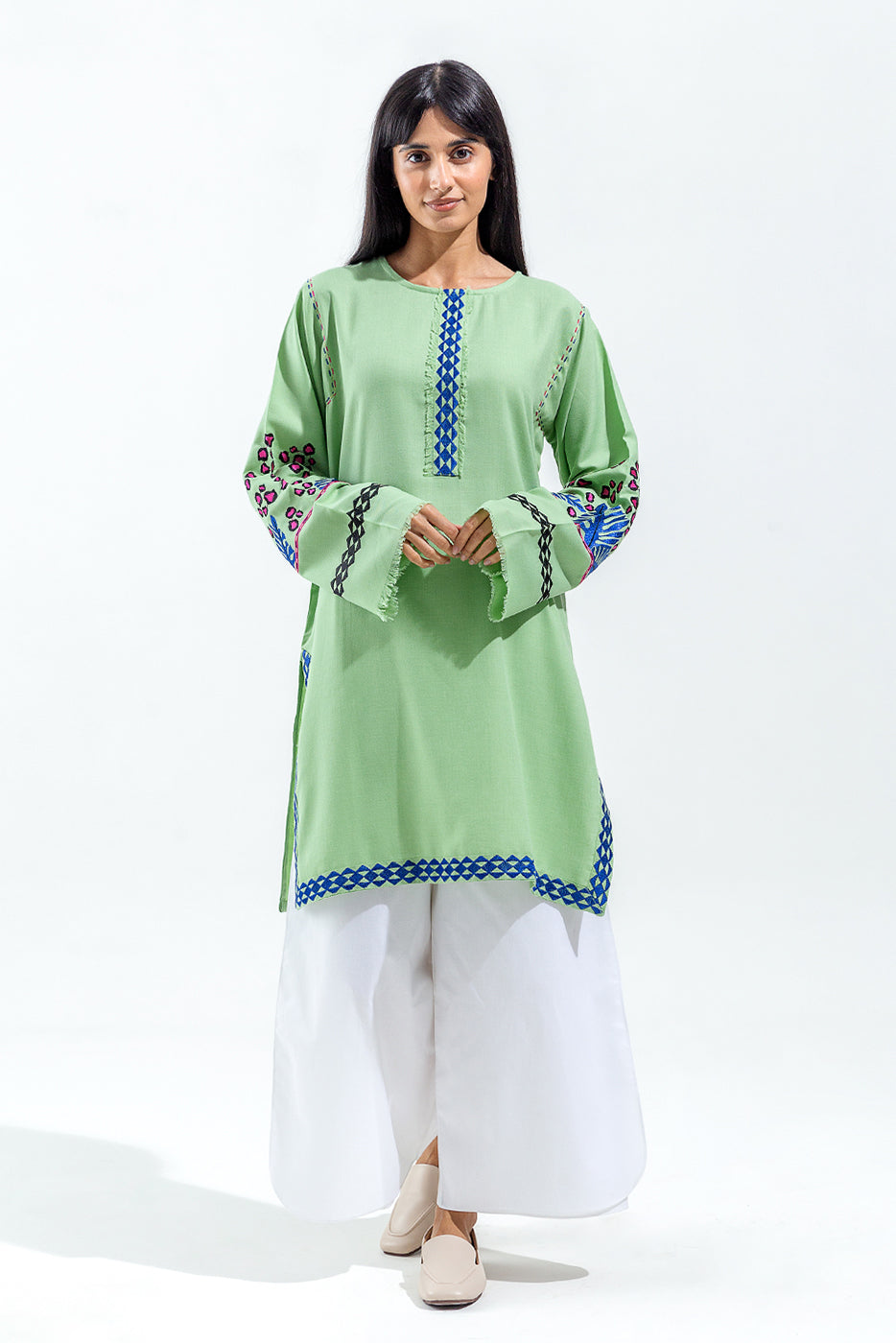 Embroidered Twill Shirt (Pret)