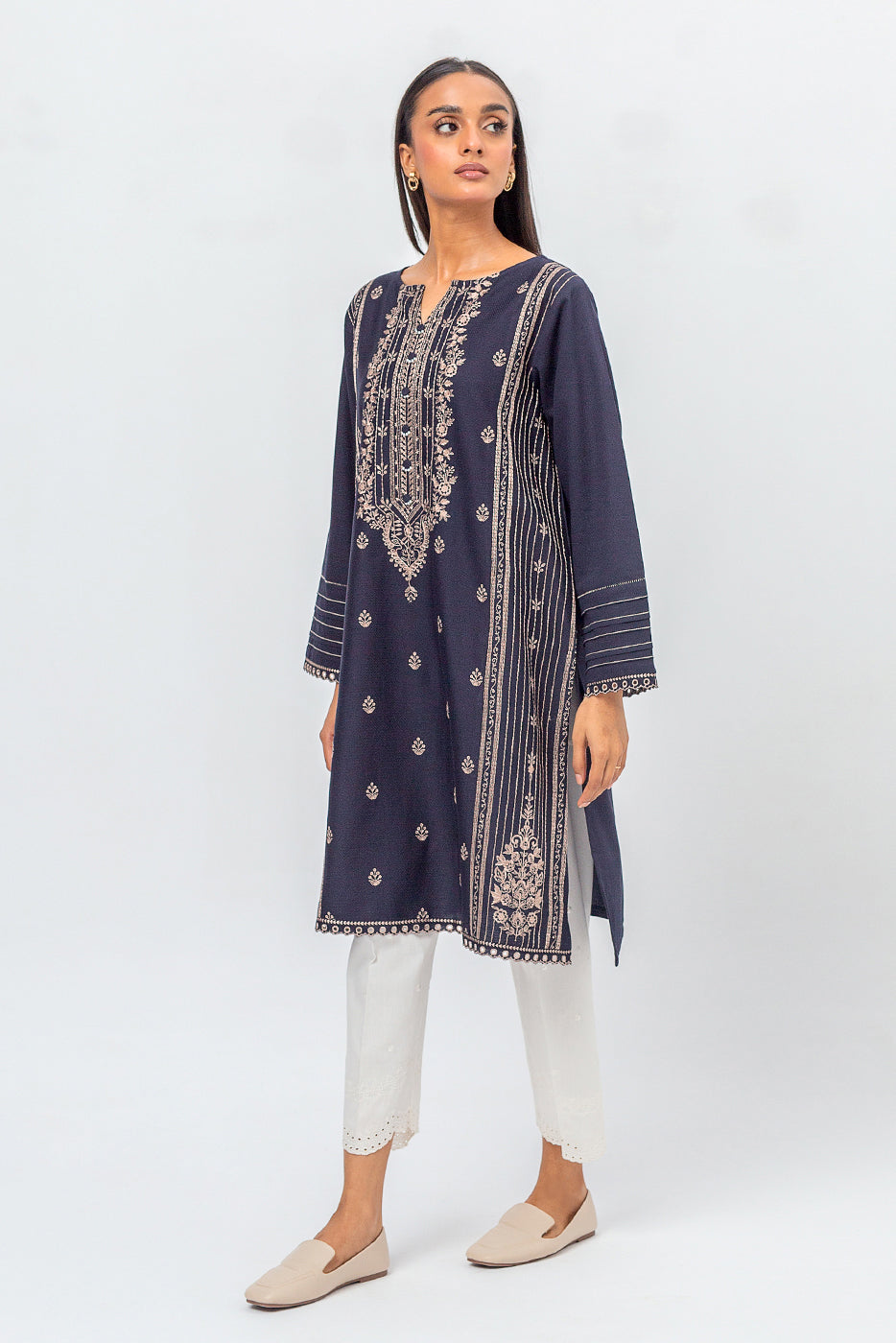 Embroidered Dobby Shirt (Pret)