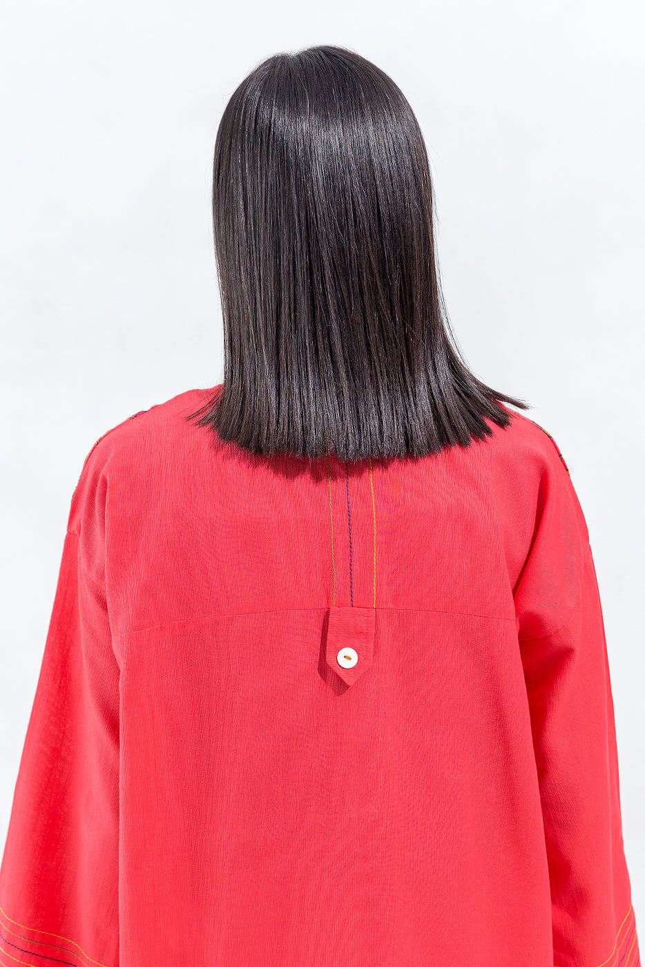 2 Piece Embroidered Slub Khaddar Shirt(Pret)