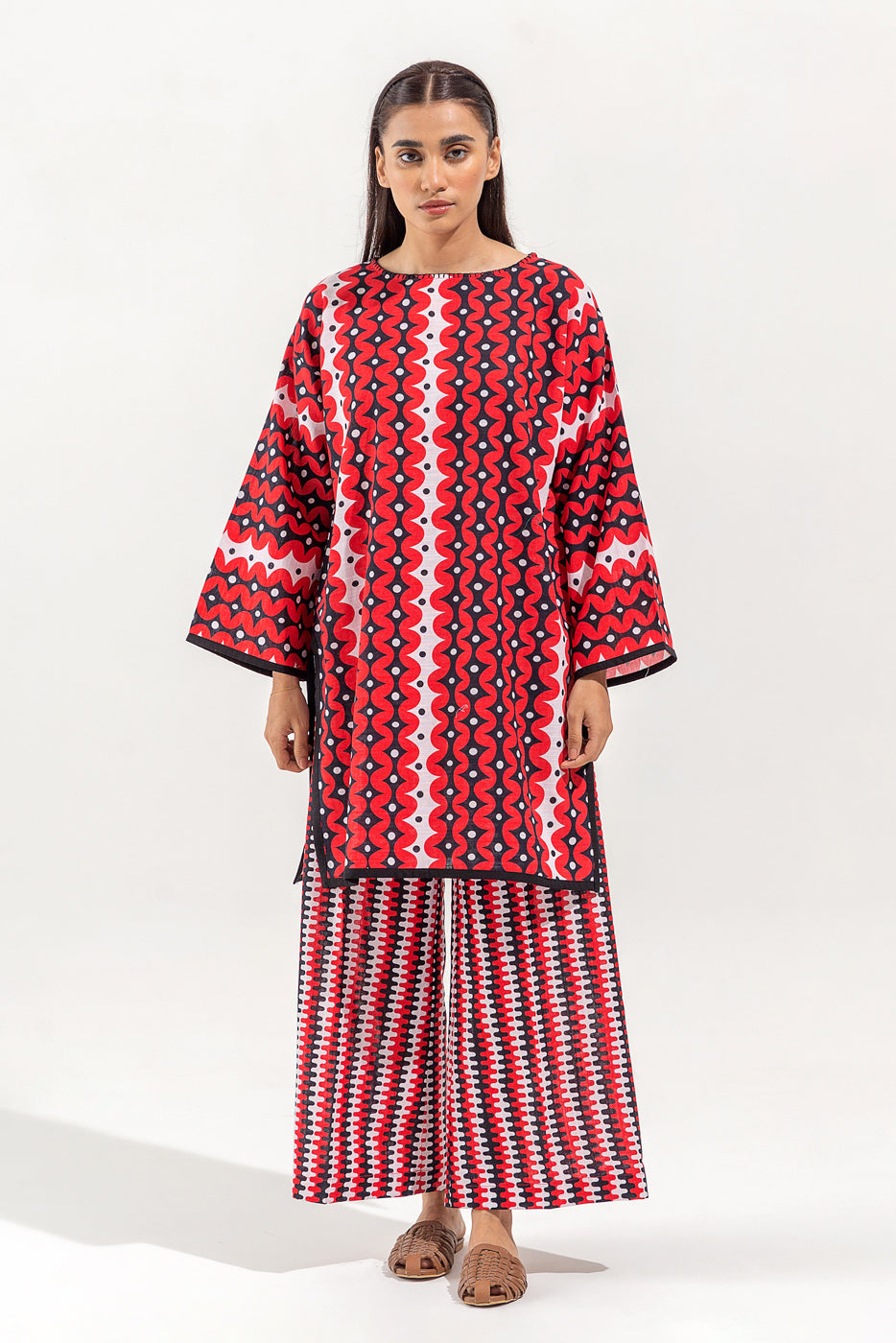 2 Piece Printed Khaddar Suit (Pret)