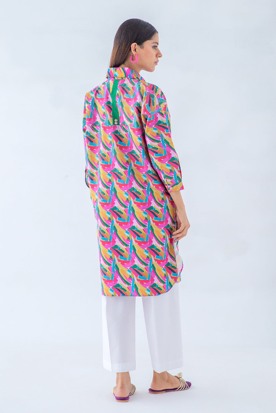 Printed Poplin Shirt (Pret)