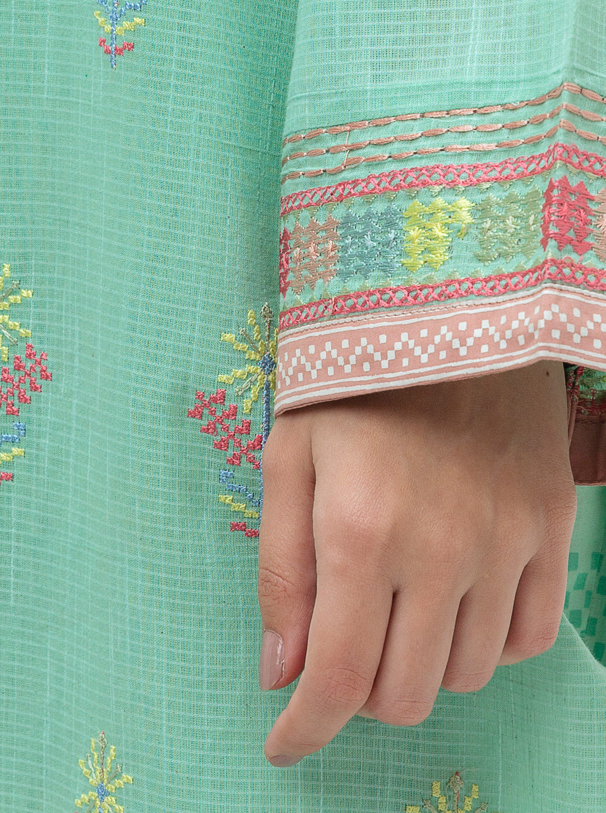 SS25DD-2533 PEACH DUPATTA