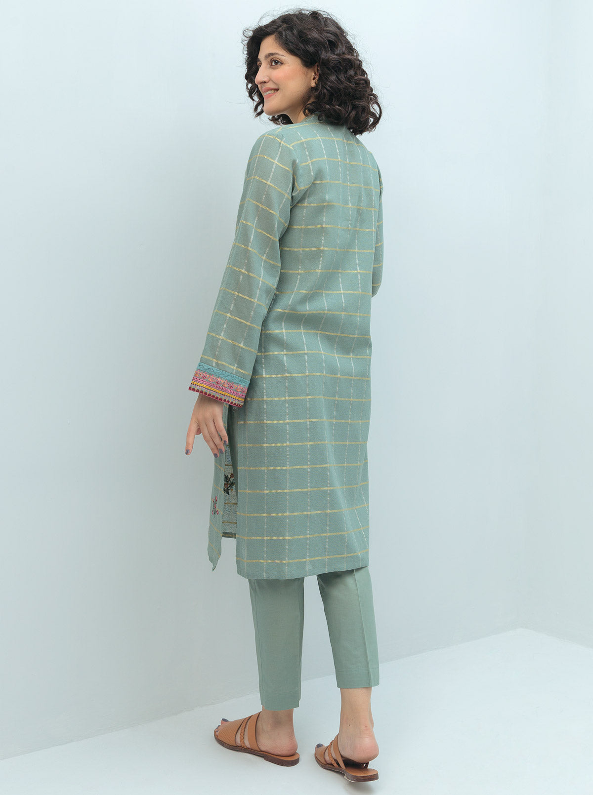 Embroidered Shirt With Pant