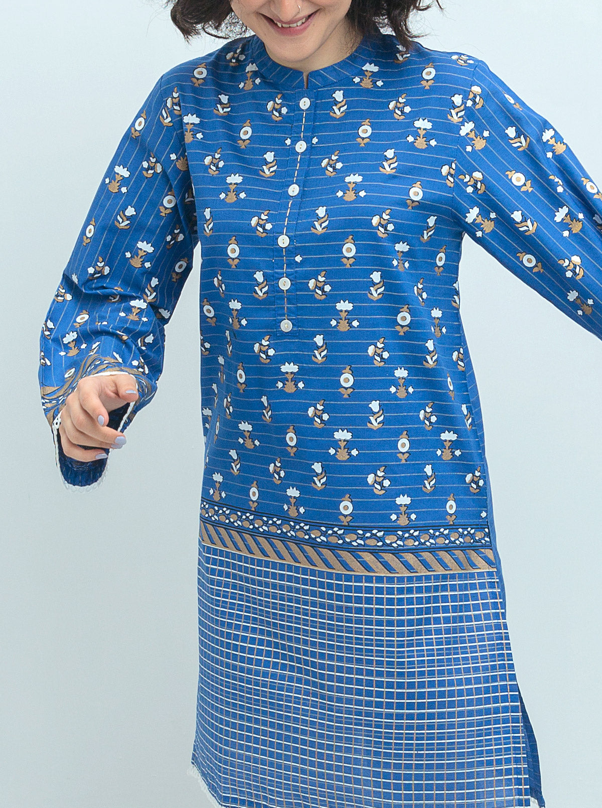 Printed Lawn Shirt (Pret)