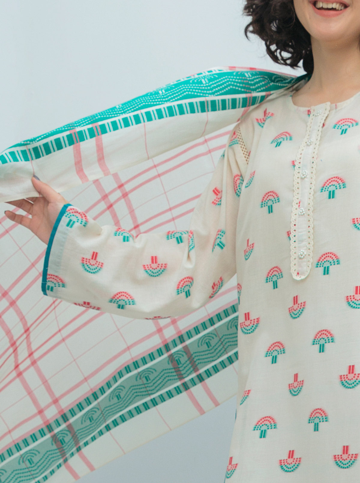 Basic Shirt With Dupatta