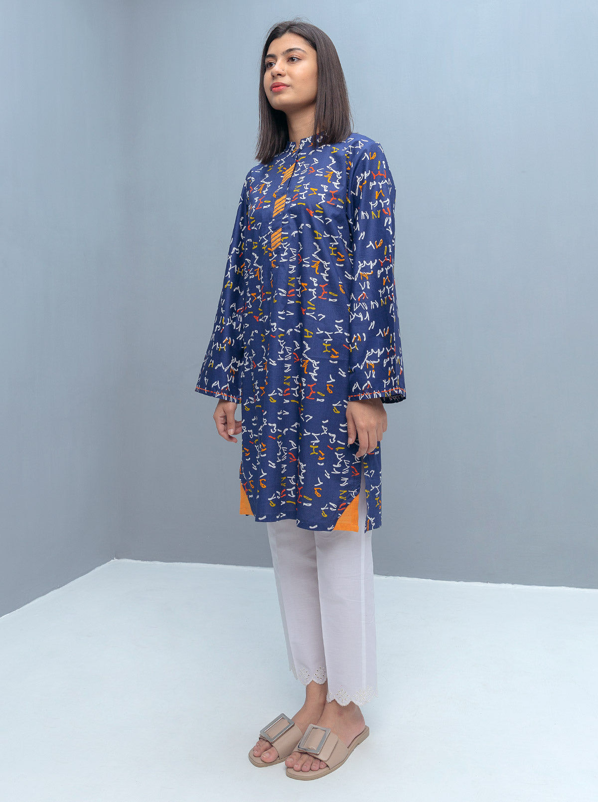 SS25DD-2687 PEACH DUPATTA