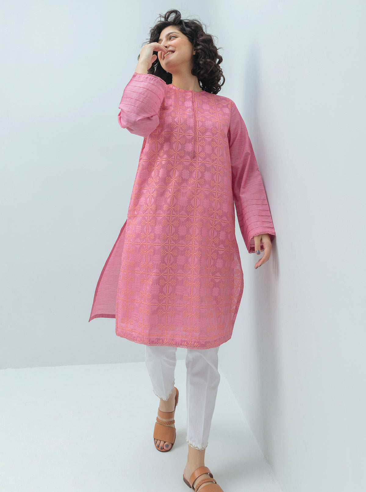 SS25DD-2758 GREEN DUPATTA