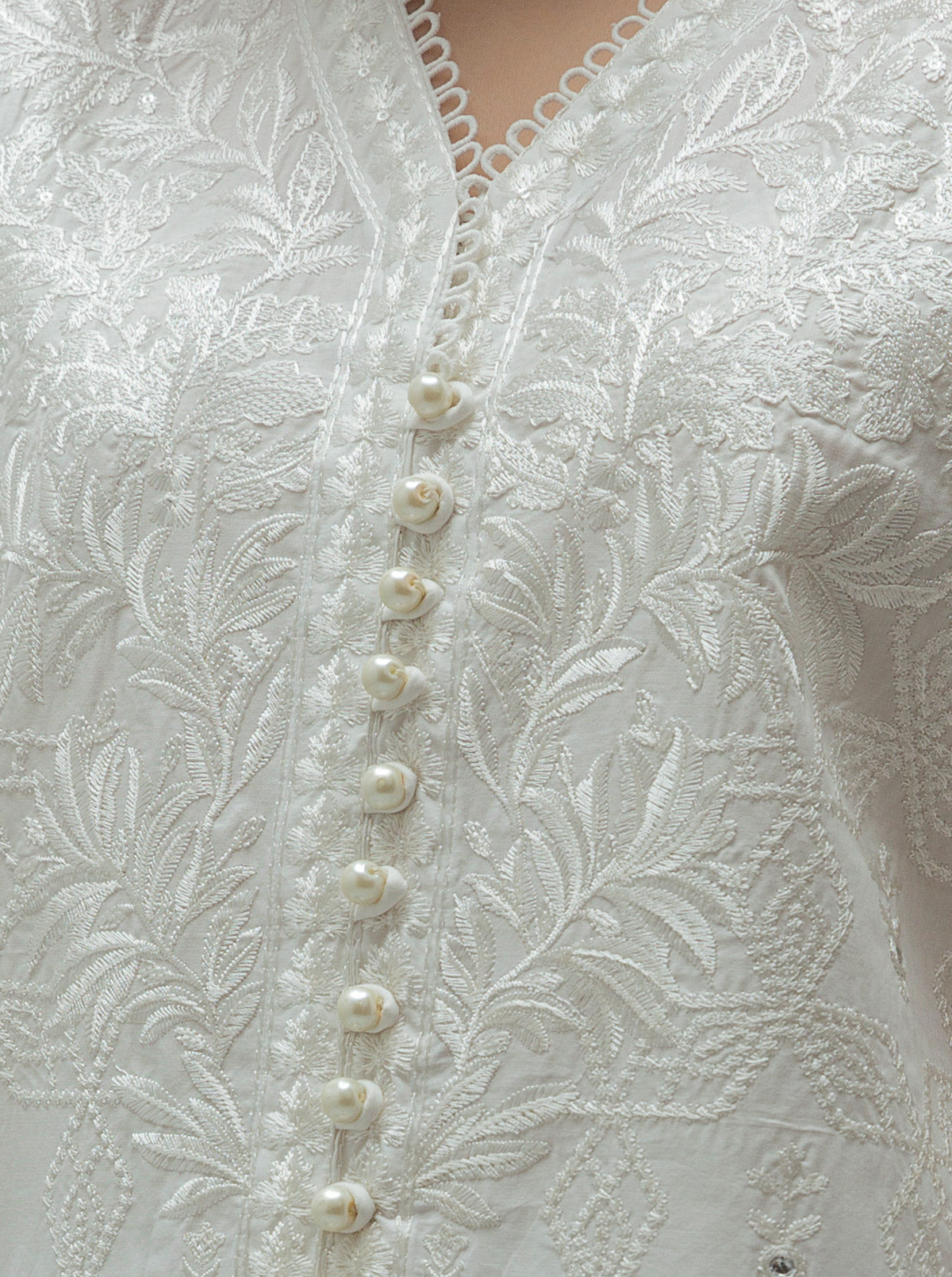 Embroidered Shirt With Dupatta