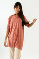 Coral Collar Knit Top