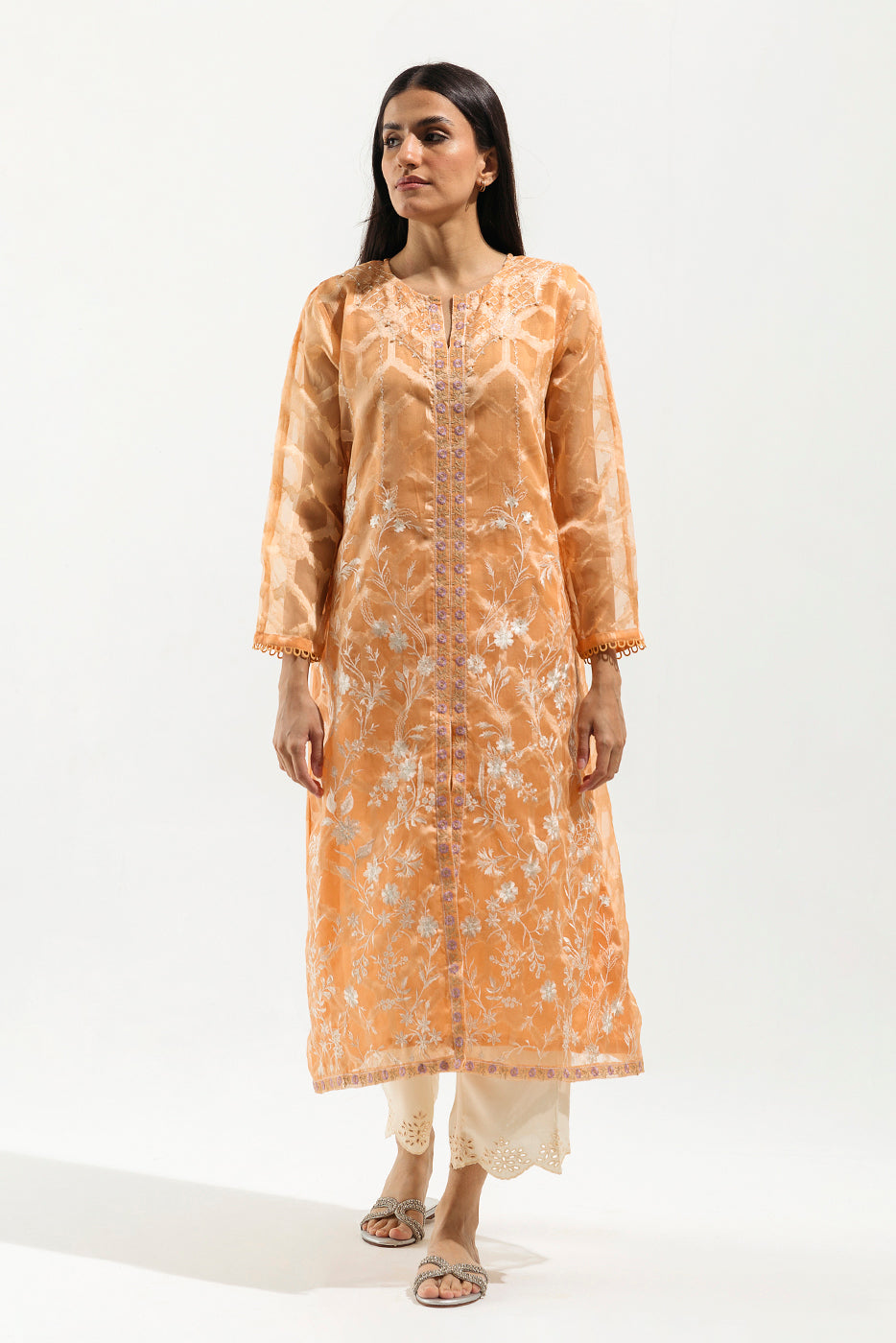 EMBROIDERED JACQUARD SHIRT (LUXURY PRET)