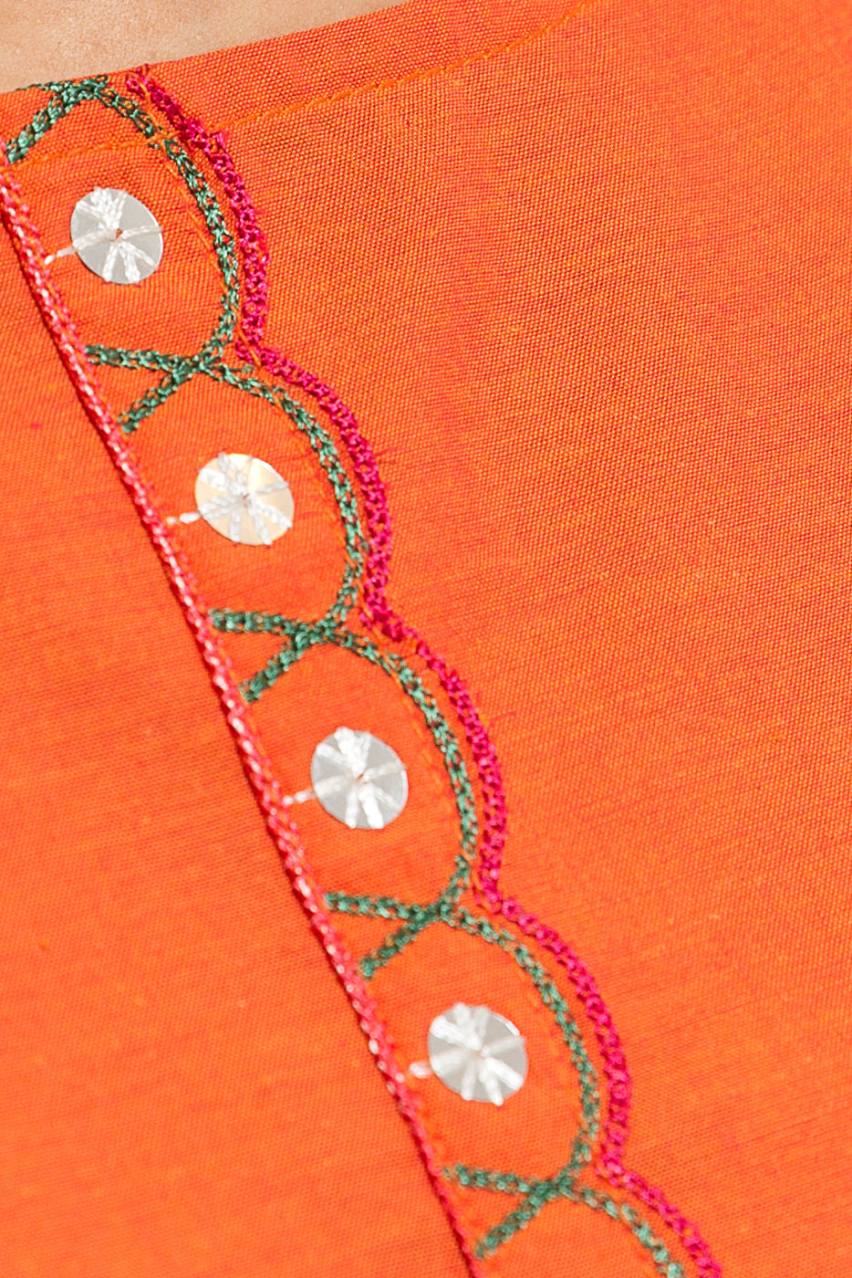 Embroidered Chambray Shirt (Pret)