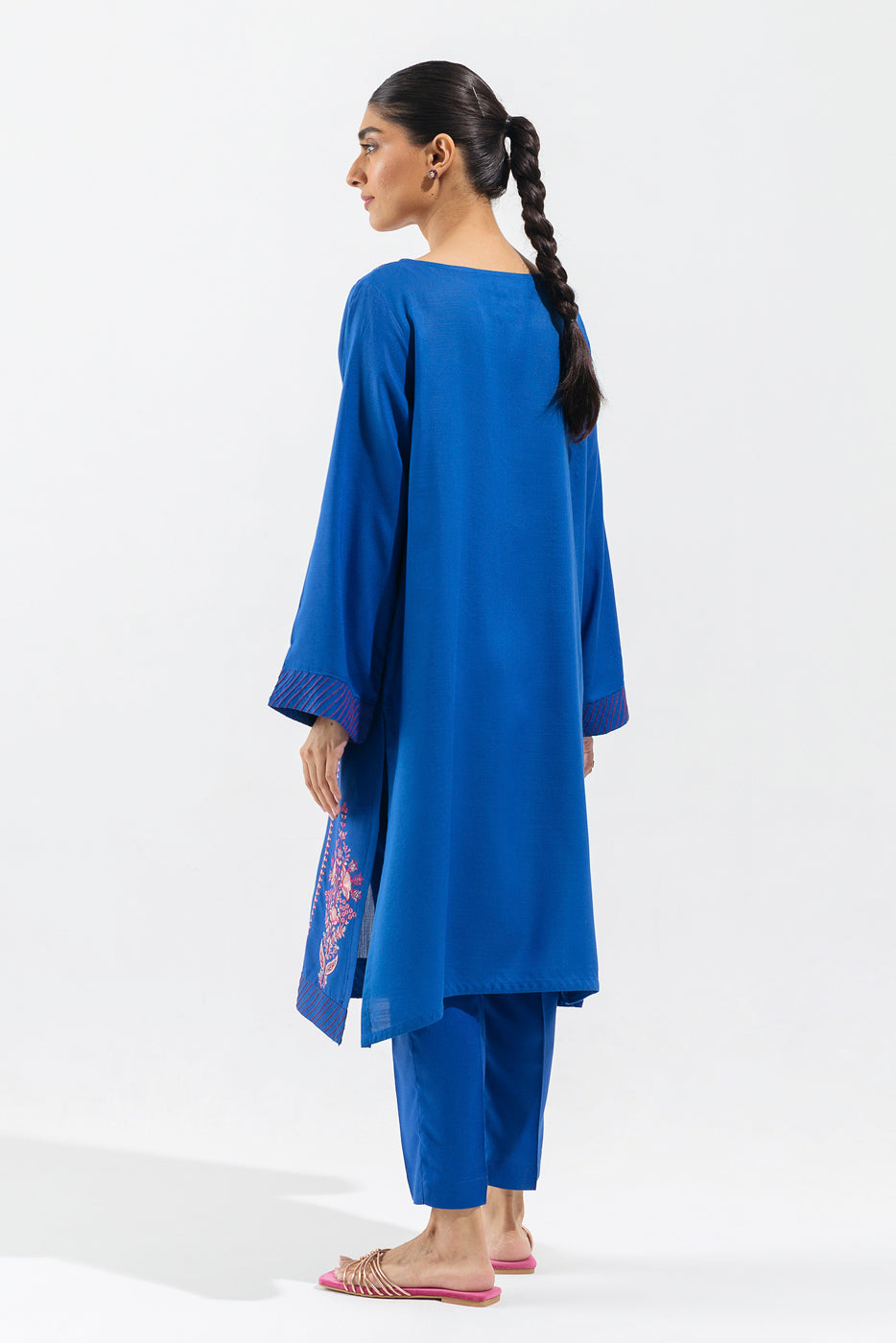 Embroidered Viscose Shirt (Pret)