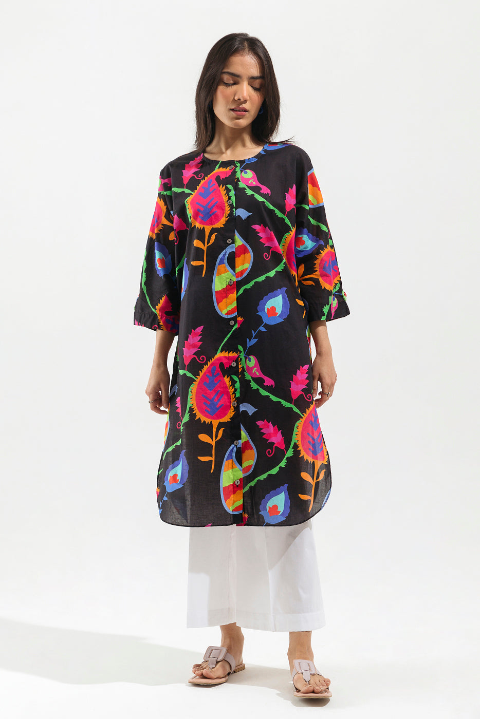 Printed Printed Lawn Shirt (Pret)