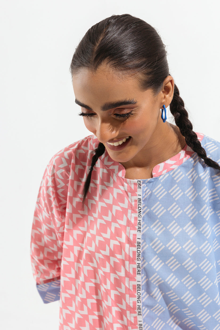 2 Piece Printed Poplin Coord Set (Pret)