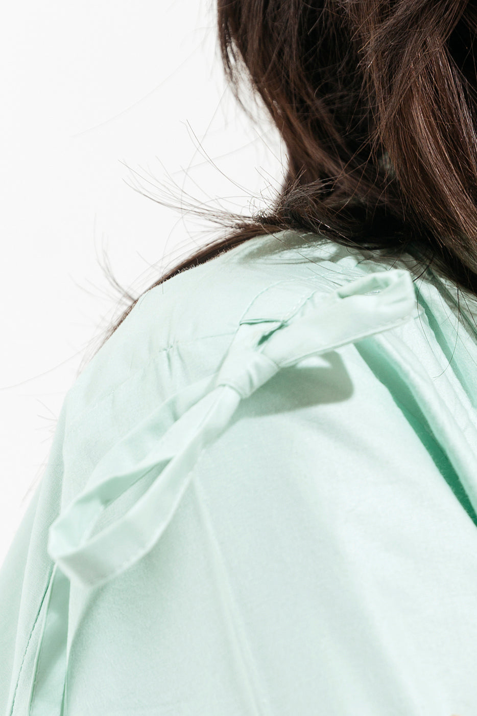 Ice Green Button Down Top