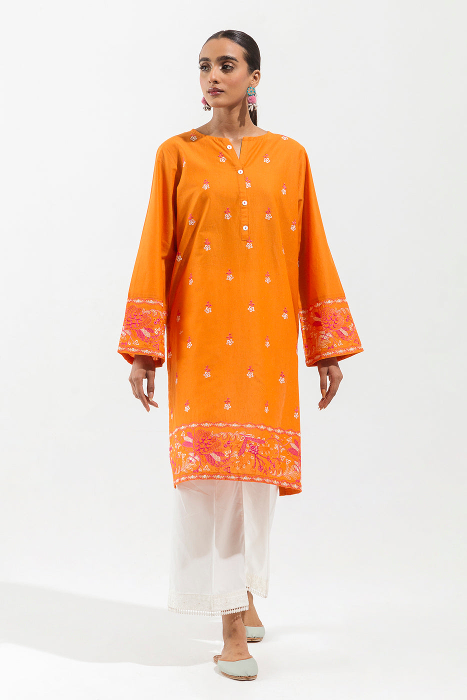 Embroidered Multi Neps Shirt (Pret)