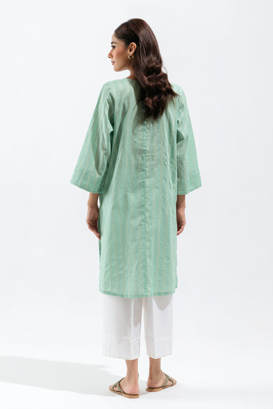 Embroidered Textured Shirt (Pret)
