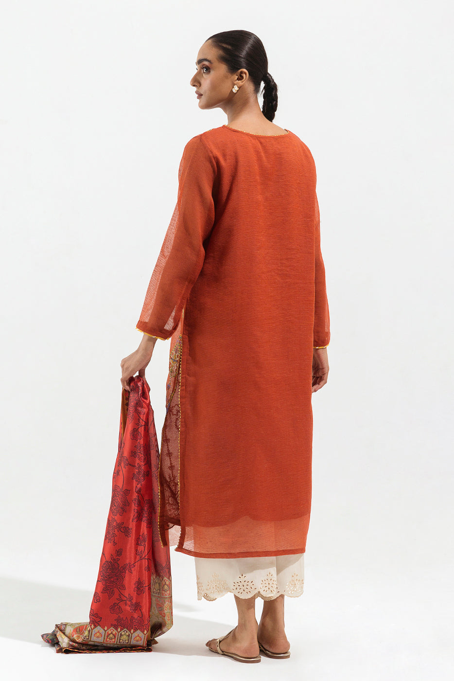 2 Piece Embroidered Multi Neps Suit (Luxury Pret)
