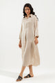 Beige Silk Long Tunic