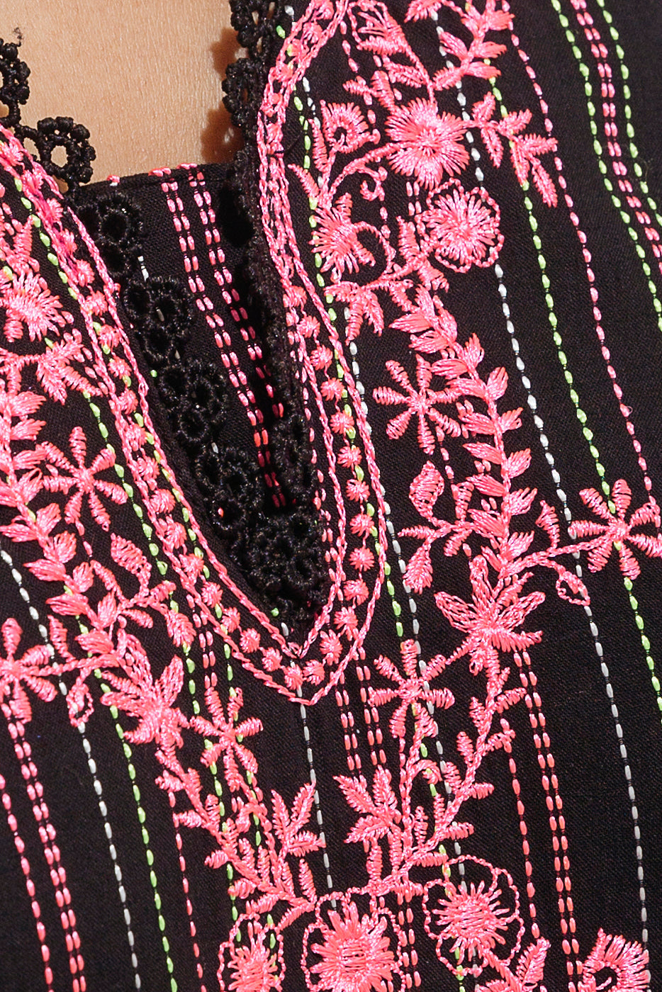 Embroidered Yarn Dyed Shirt(Pret)