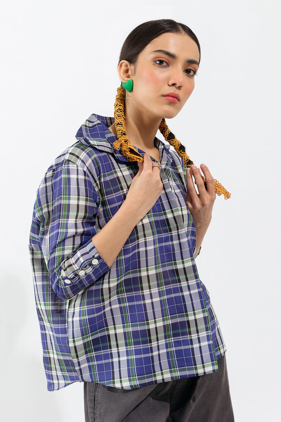 Multi Checkered Top