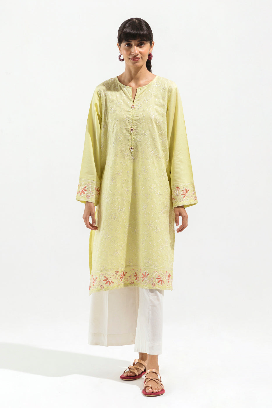 Embroidered Lawn Shirt (Pret)