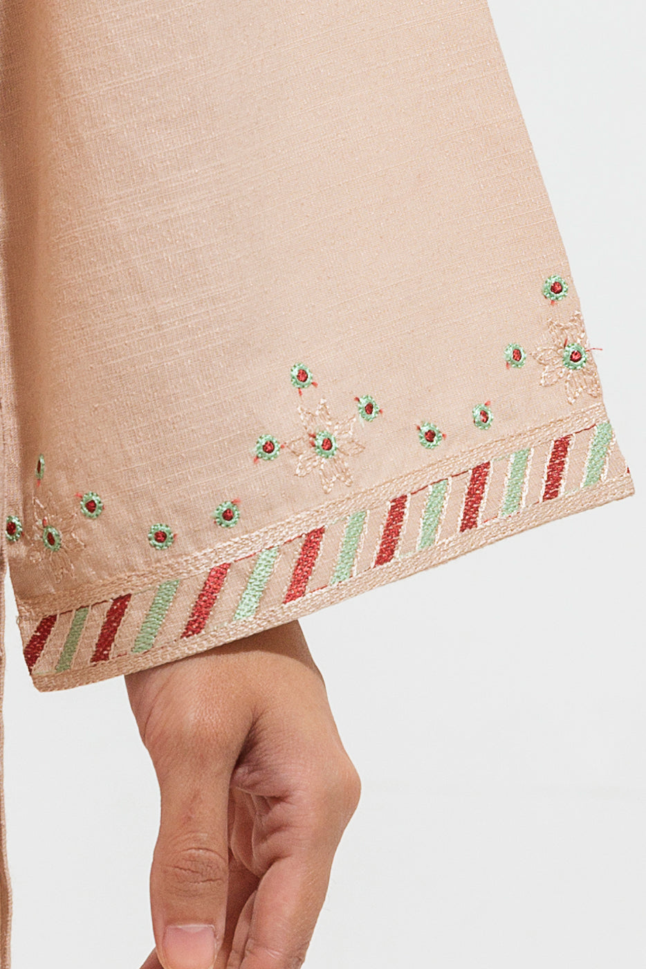 Embroidered Textured Shirt (Pret)