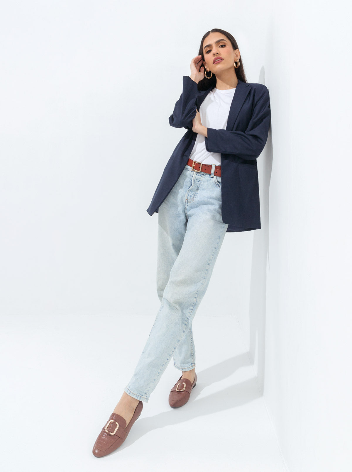 Oversized Dark Navy Blazer
