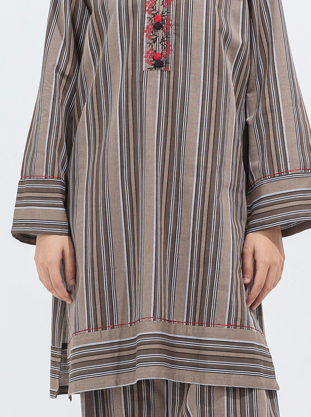 Embroidered Shirt With Shalwar