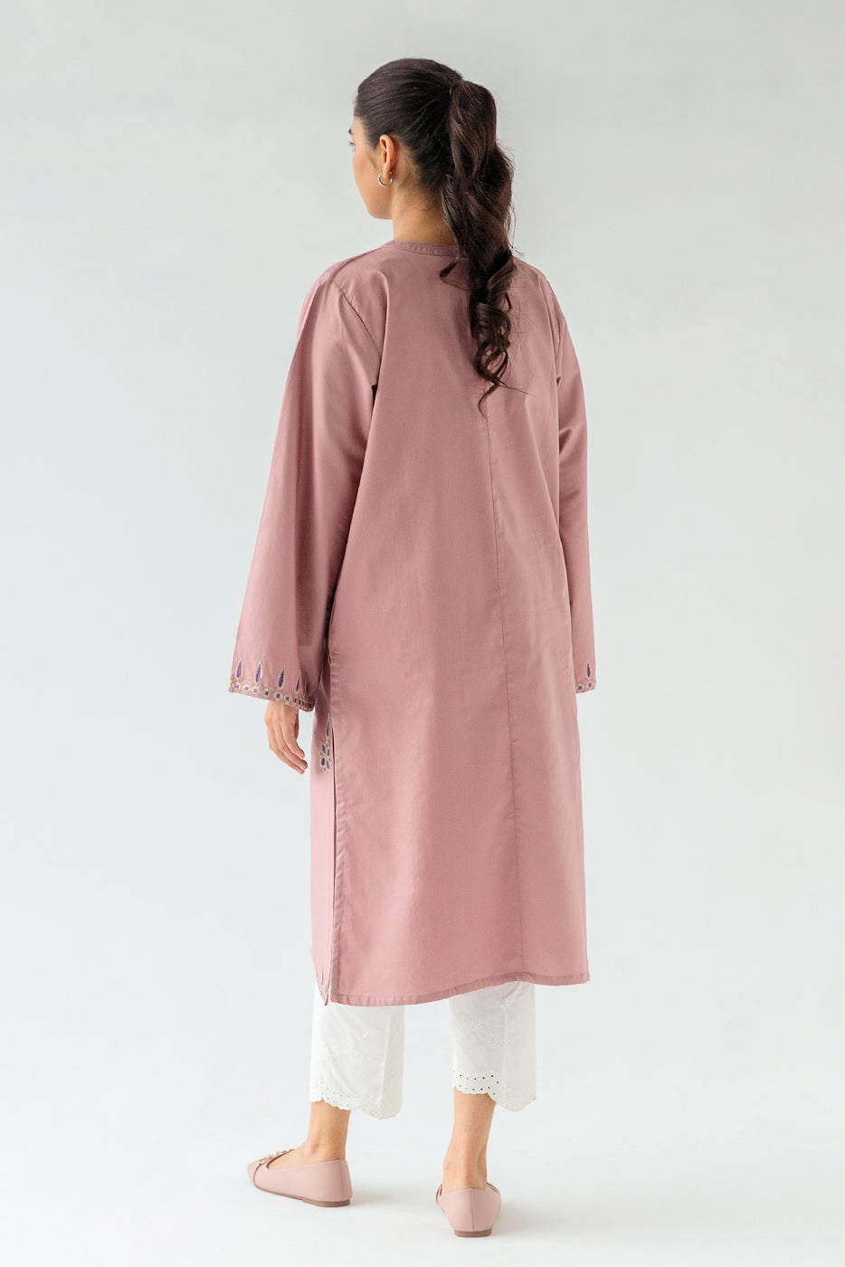 Embroidered Twill Shirt (Pret)