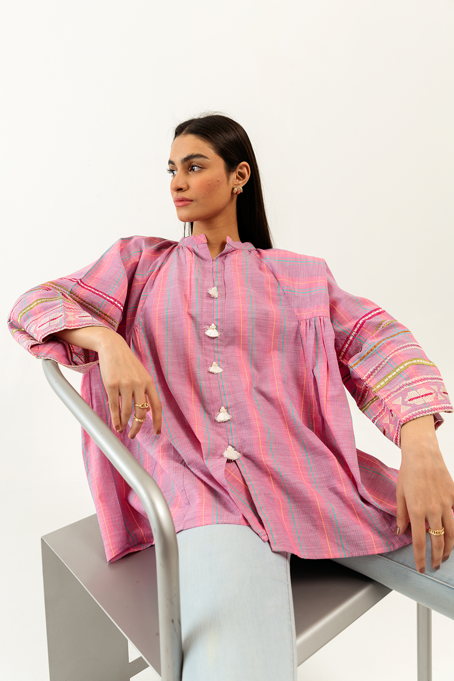 Basic Yarn Dyed Shirt (Pret)