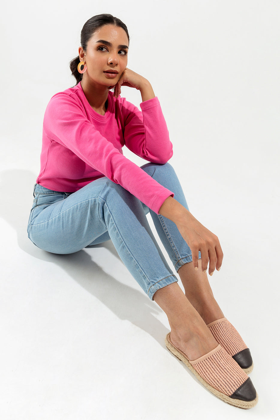 Pink Slim Fit Top
