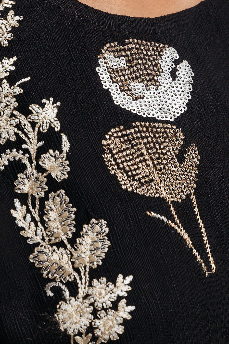 Embroidered Doria Jacquard Shirt (Pret)