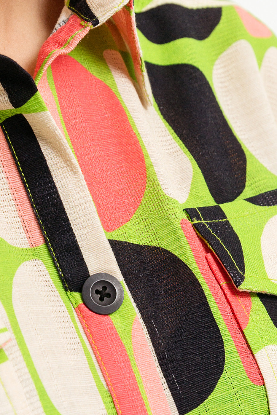 Printed Jacquard Shirt (Pret)