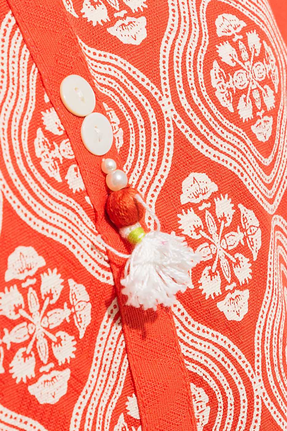 Embroidered Khaddar Jacquard Shirt (Pret)