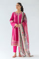Plain Chiffon Dupatta with Trimmings