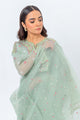 2 Piece Embroidered Karandi Suit (Luxury Pret)