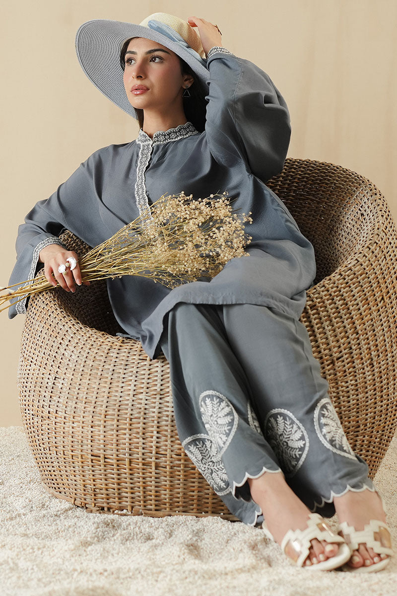 MOONLIT MARINA-2PC (SHIRT & TROUSER)