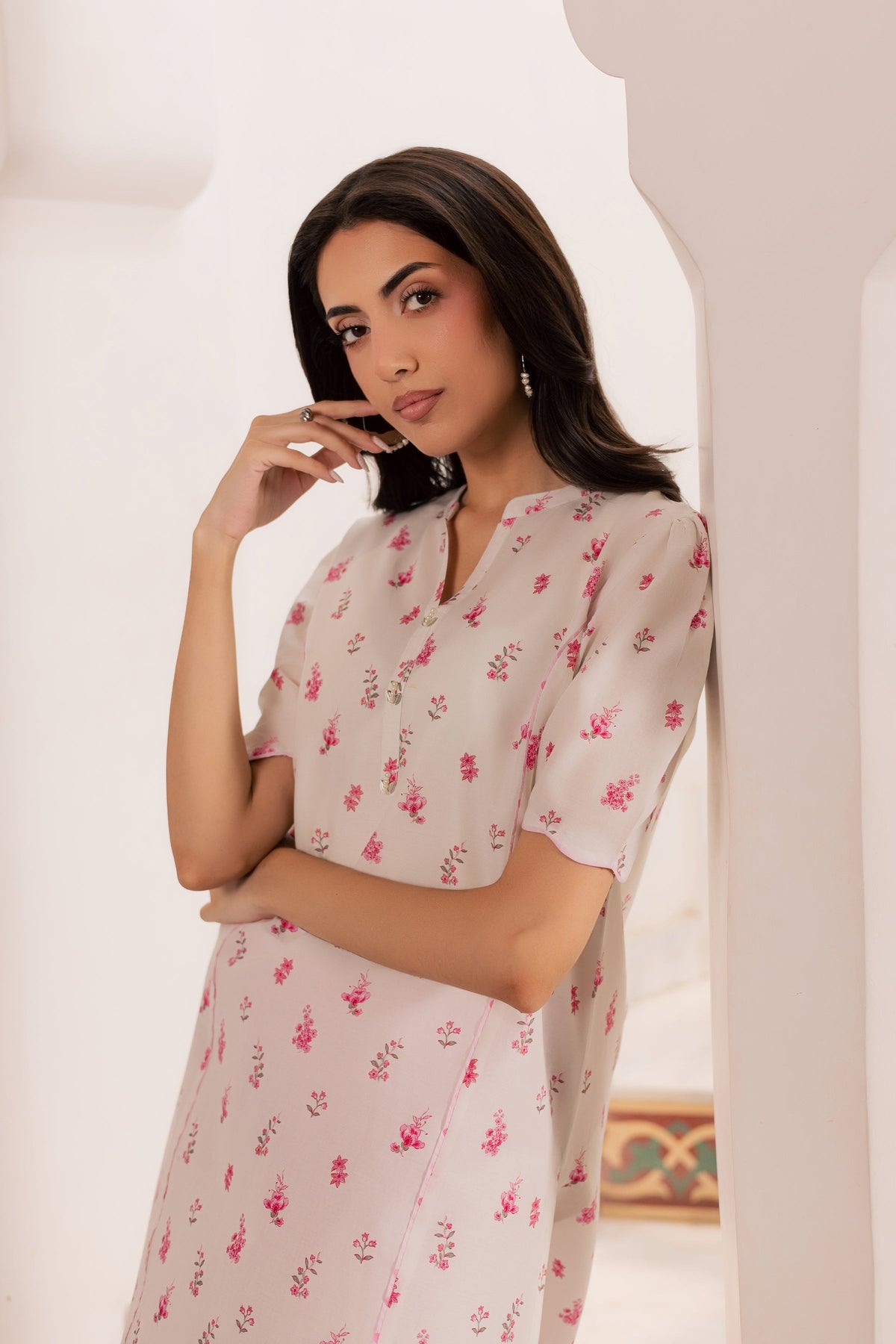 Biscoff 2Pc - Printed Lawn Dress