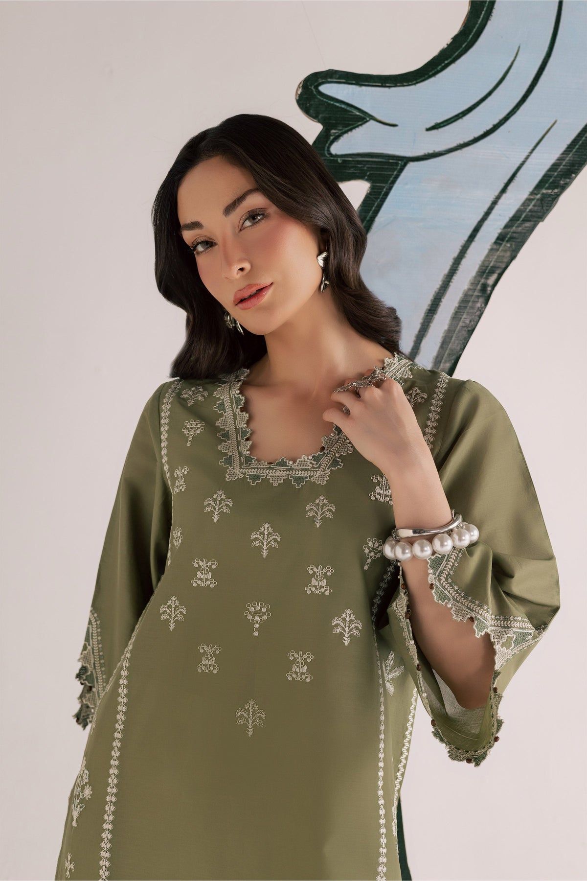 Bismil 2Pc - Embroidered Lawn Dress