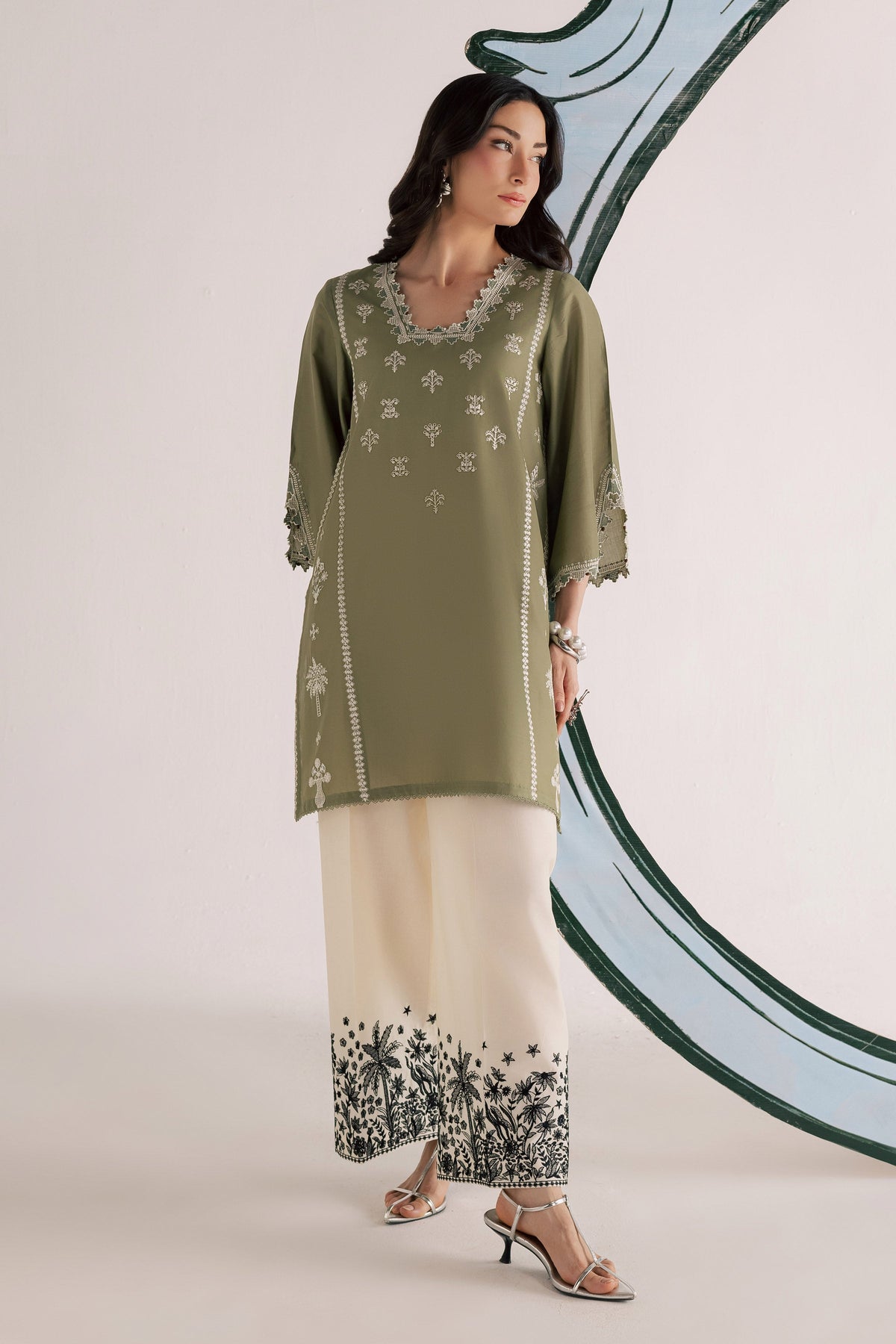 Bismil 2Pc - Embroidered Lawn Dress